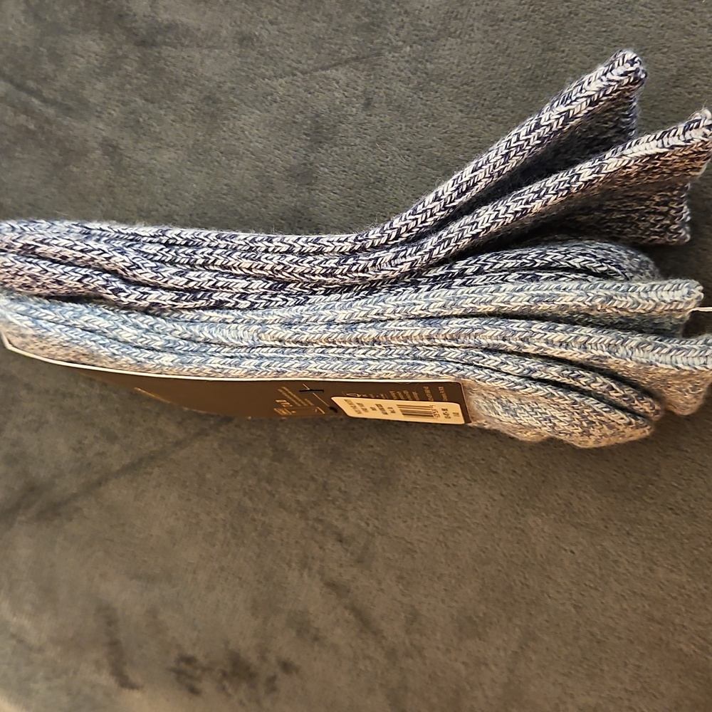 NWT 2 Pair ALPINE WOOL RAGG CREW Hiking Socks mens M 6-9 - Picture 4 of 4